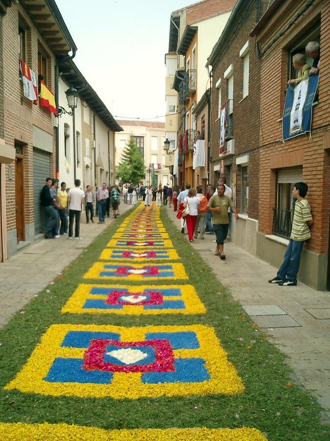 Hostal Santiago Carrion De Los Condes Bagian luar foto
